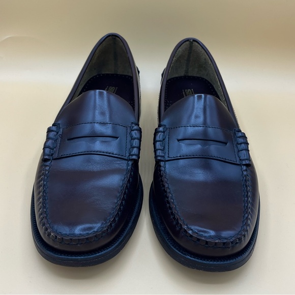 Men’s Burgandy Sebago “Classic Dan” Leather Shoe Size 9.5 - Picture 1 of 15